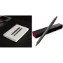 Guličkové pero rotring 600 Graphite — kovové puzdro, rotačný mechanizmus, klip