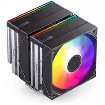 CPU chladič Jonsbo CB80 Dual-Tower s 2 x 120mm PWM-RGB ventilátormi – čierny