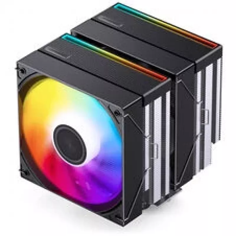 CPU chladič Jonsbo CB80 Dual-Tower s 2 x 120mm PWM-RGB ventilátormi – čierny