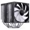 CPU chladič Jonsbo CB80 Dual-Tower s 2 x 120mm PWM-RGB ventilátormi – čierny