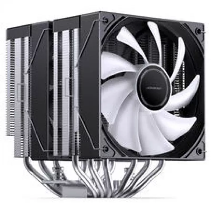 CPU chladič Jonsbo CB80 Dual-Tower s 2 x 120mm PWM-RGB ventilátormi – čierny