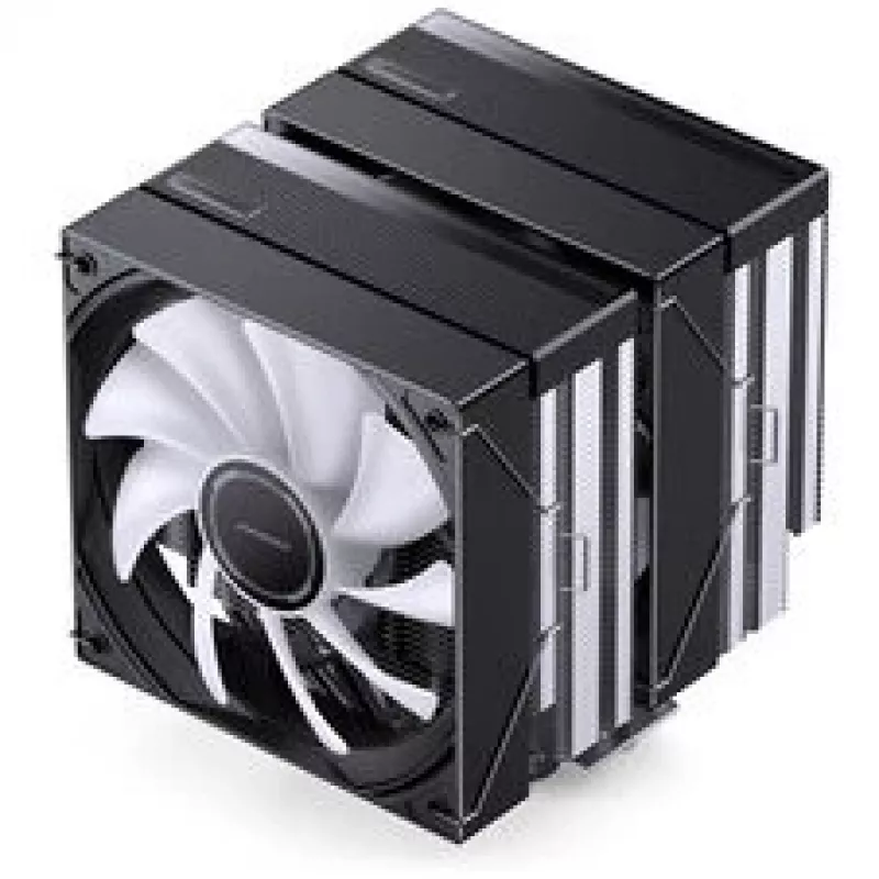 CPU chladič Jonsbo CB80 Dual-Tower s 2 x 120mm PWM-RGB ventilátormi – čierny
