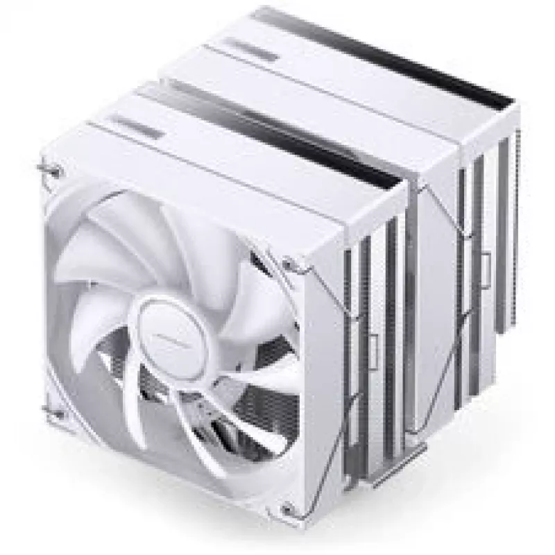 CPU chladič Jonsbo CB80 Dual-Tower s 2×120mm PWM ARGB ventilátormi – biely