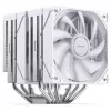 CPU chladič Jonsbo CB80 Dual-Tower s 2×120mm PWM ARGB ventilátormi – biely