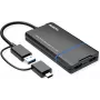 VALUE zobrazovací adaptér USB Type A C – Dual HDMI 4K30+ 1080p ST/BU – adaptér – digitálny/dátový (12.99.3206)