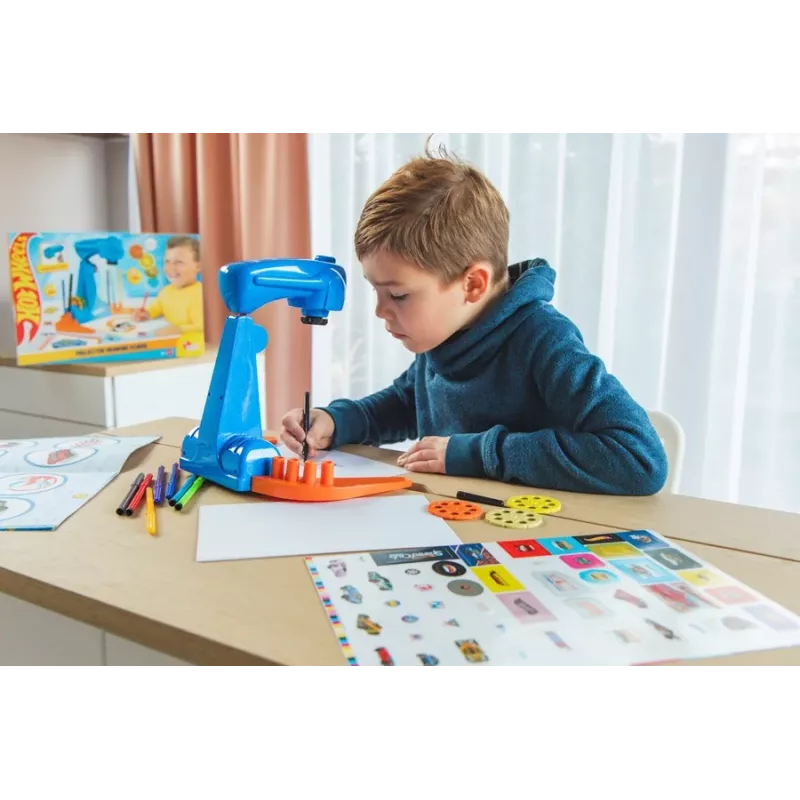Projektorová maľovacia školská sada Hot Wheels