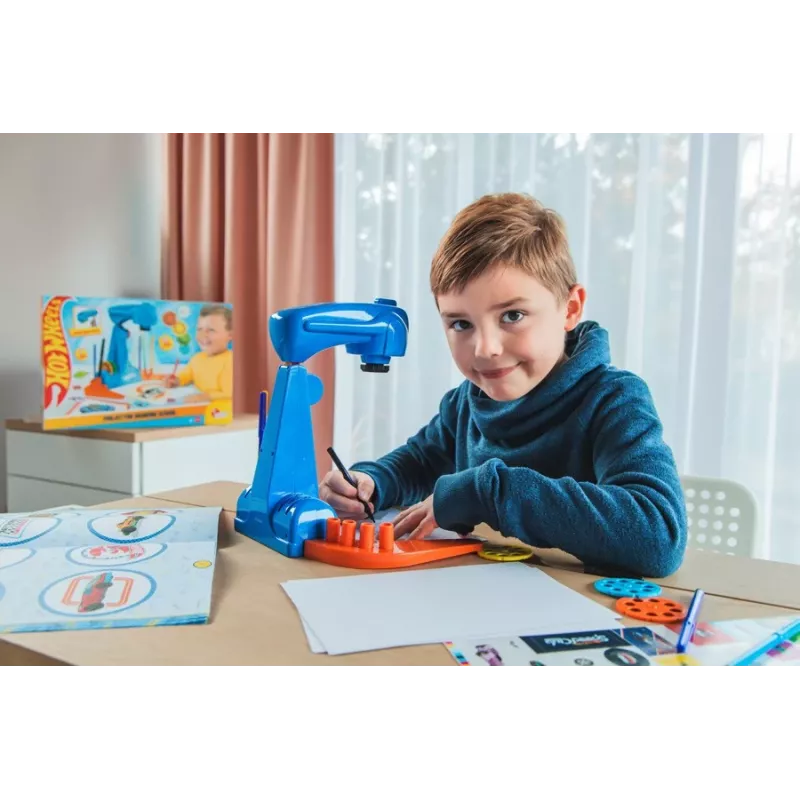 Projektorová maľovacia školská sada Hot Wheels