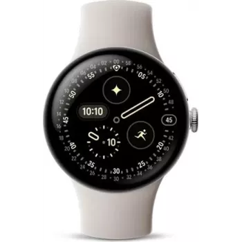 Google Pixel Watch 4 - 41 mm - hliník leštená strieborná (GA10829-EU)