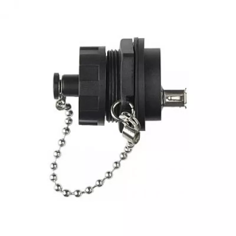 Good Connections IC04-U205 - USB A - čierna - konektor samica - rovný - polybutyléntereftalát (PBT) - polyvinylchlorid (PVC) - IP65 - IP67