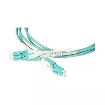 Patch kábel optický duplex OM3 (multimode, 50/125) LC/LC, UNIBOOT, LSZH, reverzibilná polarita, uvoľňovacia západka, 10m, Good Connections® (LW-U810LC3)