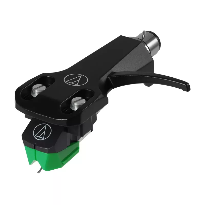 Audio-Technica AT-VM95E/H prenoska s AT-HS6BK headshell predmontovaná (čierna/zelená)
