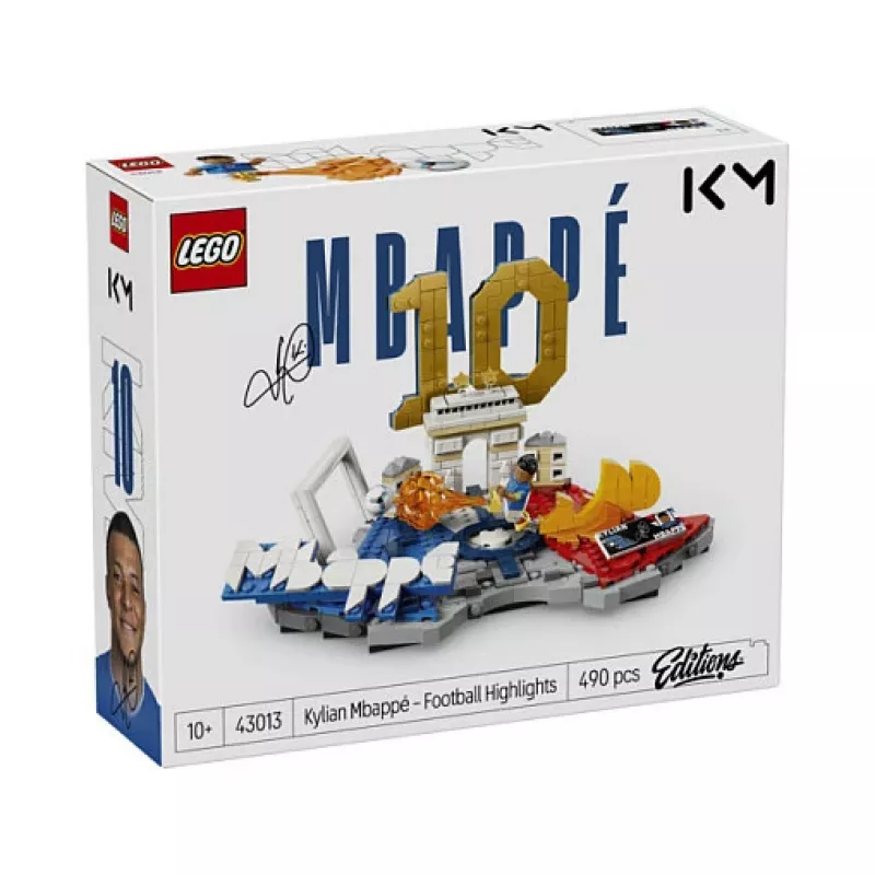 LEGO Editions 43013 Kylian Mbappé – futbalové highlighty
