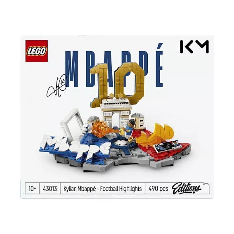LEGO Editions 43013 Kylian Mbappé – futbalové highlighty