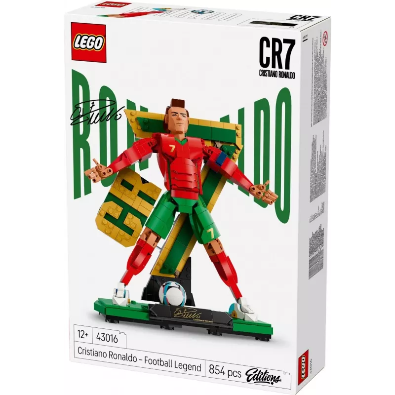LEGO Editions Sports 43016 Cristiano Ronaldo — futbalová legenda
