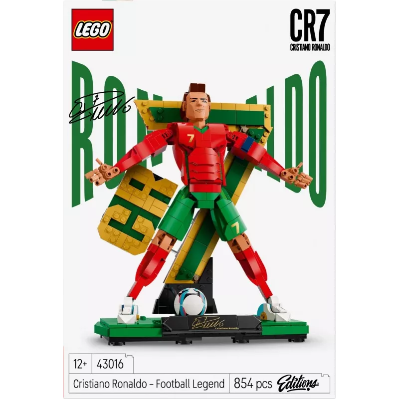 LEGO Editions Sports 43016 Cristiano Ronaldo — futbalová legenda