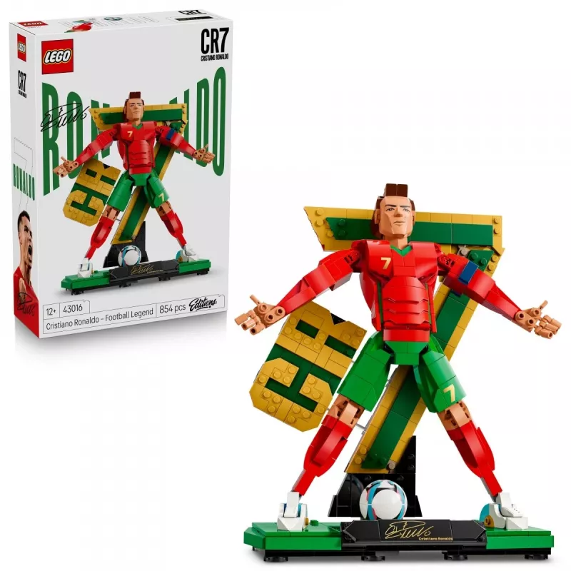 LEGO Editions Sports 43016 Cristiano Ronaldo — futbalová legenda
