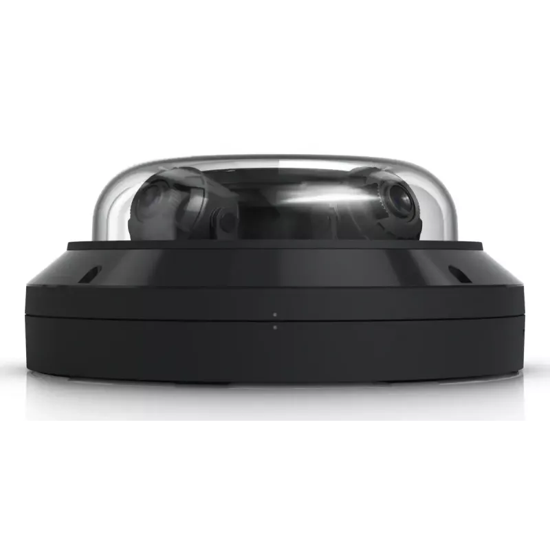 IP bezpečnostná kamera UBIQUITI AI Multi Sensor 4 – dome, stropná montáž, 3840×2160, 360° zorné pole, káblová, čierna