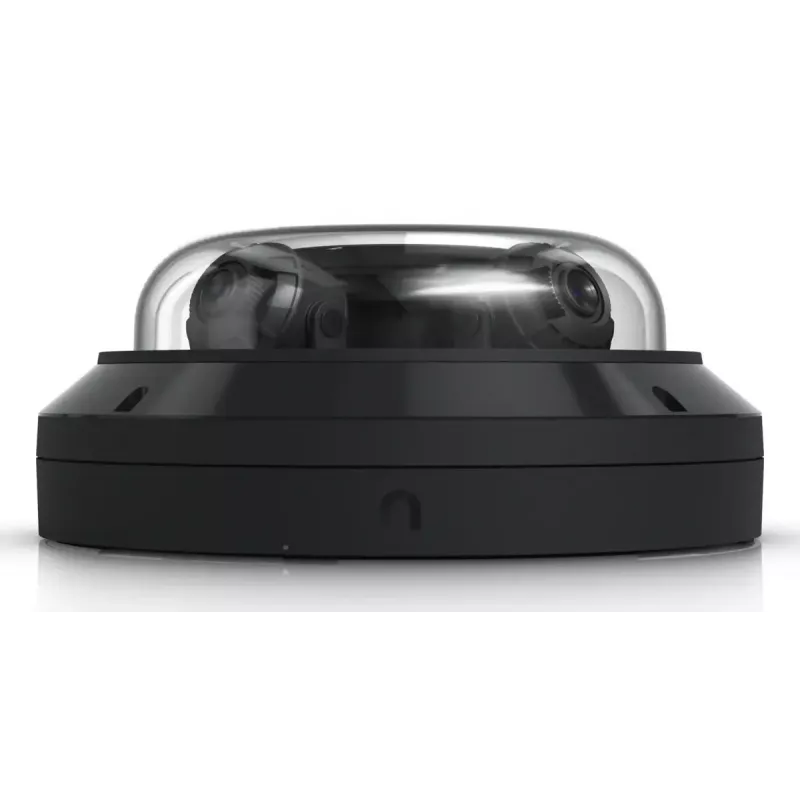 IP bezpečnostná kamera UBIQUITI AI Multi Sensor 4 – dome, stropná montáž, 3840×2160, 360° zorné pole, káblová, čierna