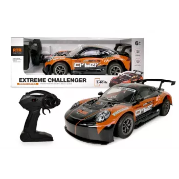 Diaľkovo ovládané auto Artyk Car R/C oranžové – diaľkovo ovládané hračkárske auto, na batérie, model 176982