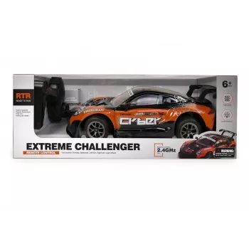 Diaľkovo ovládané auto Artyk Car R/C oranžové – diaľkovo ovládané hračkárske auto, na batérie, model 176982
