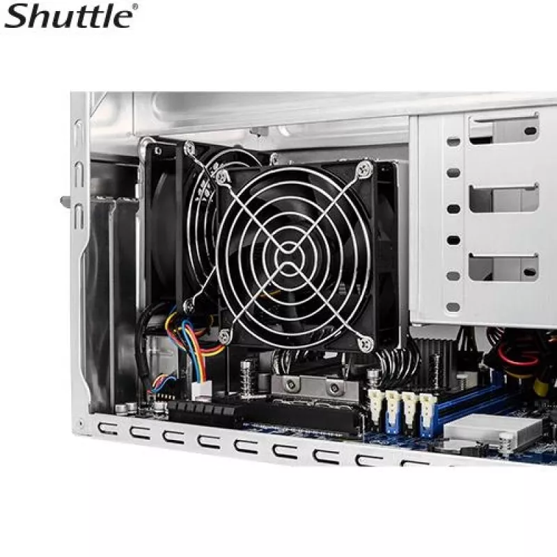 Shuttle PCB-SB860R811 SB860R8 XPC Cube Barebone, S-1851, Intel B860, 4x DDR5, Xe Graphics, 500 W, čierny
