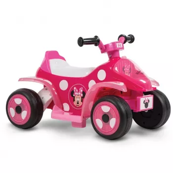 Elektrické detské štvorkolka na sedenie HUFFY Minnie Mouse model 19073W, batériové detské ATV