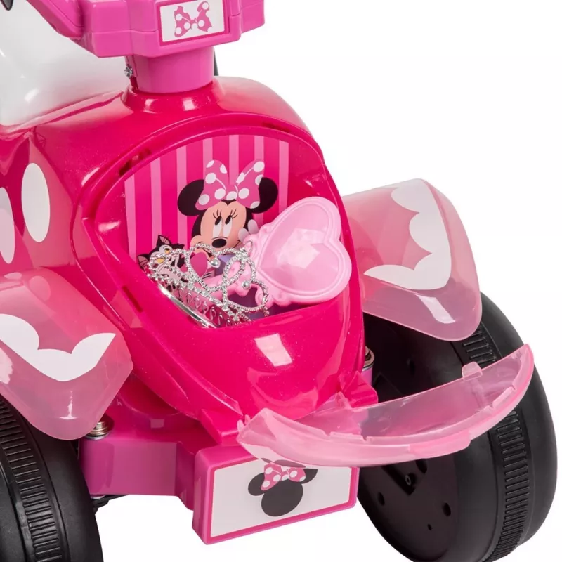 Elektrické detské štvorkolka na sedenie HUFFY Minnie Mouse model 19073W, batériové detské ATV