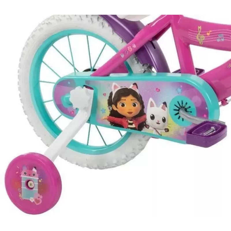 Detský bicykel HUFFY Gabbys 16 palcov G — 16-palcový detský bicykel, jednorýchlostný, spätná brzda