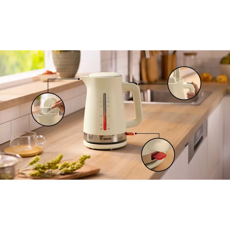 Bosch MyMoment kanvica 1,7 l 2400 W krémová