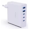 Verico MOJO GaN 140W multi-port USB-C a USB-A rýchlonabíjačka pre notebooky, smartfóny a tablety, biela