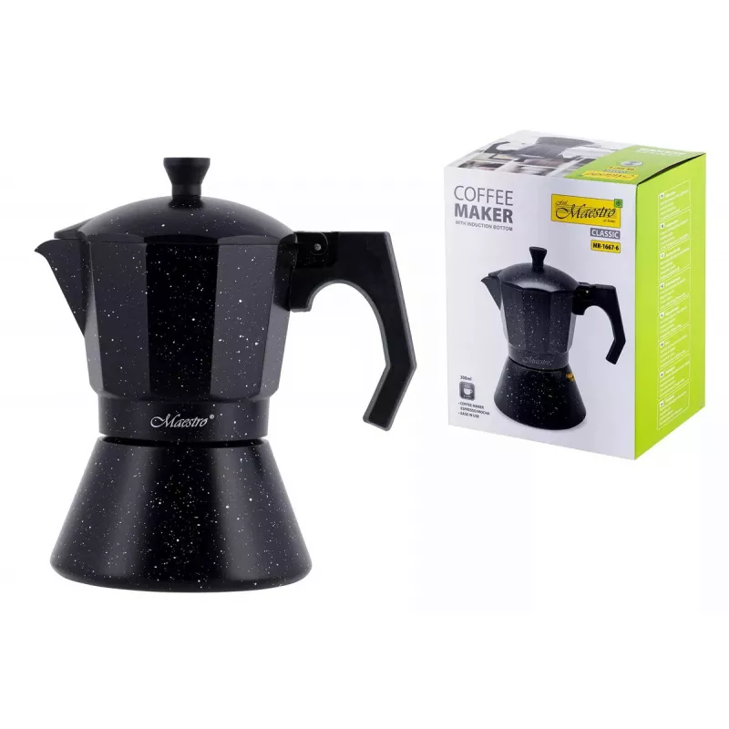 Kávovar Maestro MR-1667-6 — espreso kanvička na 6 šálok