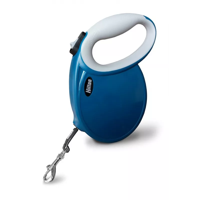 Vodítko na vodítku Hilton Smart Dog Tape L – tmavomodro-sivá, 5 m, pre psy do 30 kg