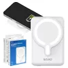 Powerbank SAVIO BA-13 10000 mAh s 20 W výstupom a bezdrôtovým nabíjaním, biela