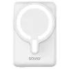 Powerbank SAVIO BA-13 10000 mAh s 20 W výstupom a bezdrôtovým nabíjaním, biela