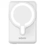 Powerbank SAVIO BA-13 10000 mAh s 20 W výstupom a bezdrôtovým nabíjaním, biela