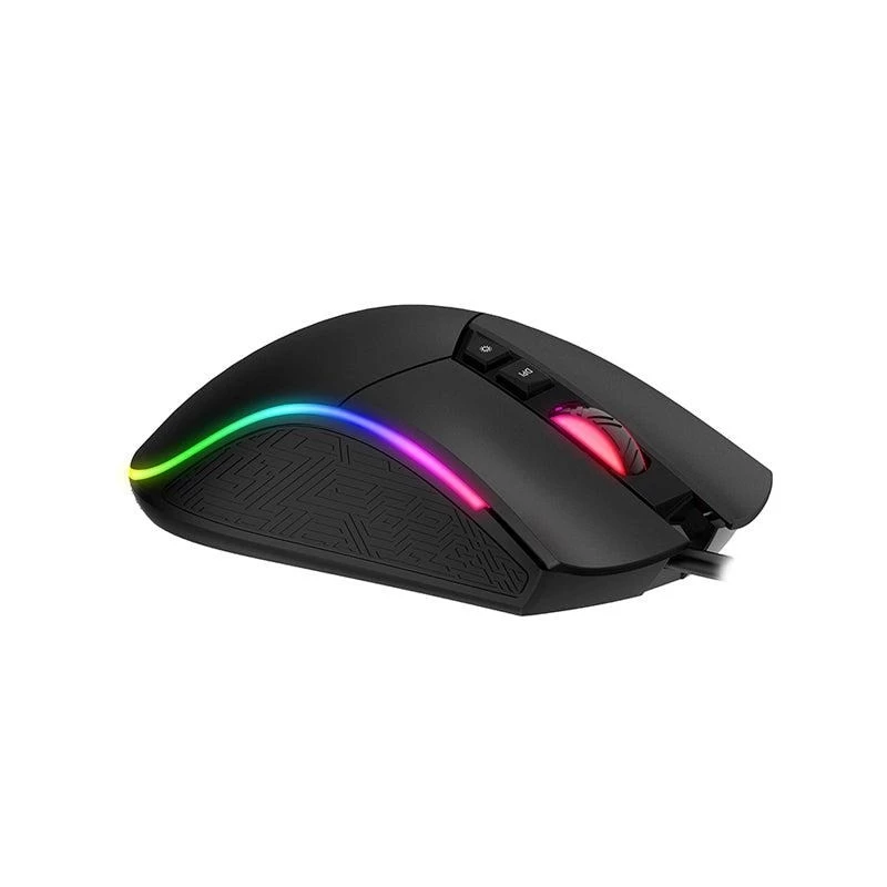 Herná myš HAVIT MS1001S V2 optický senzor RGB káblová čierno-sivá