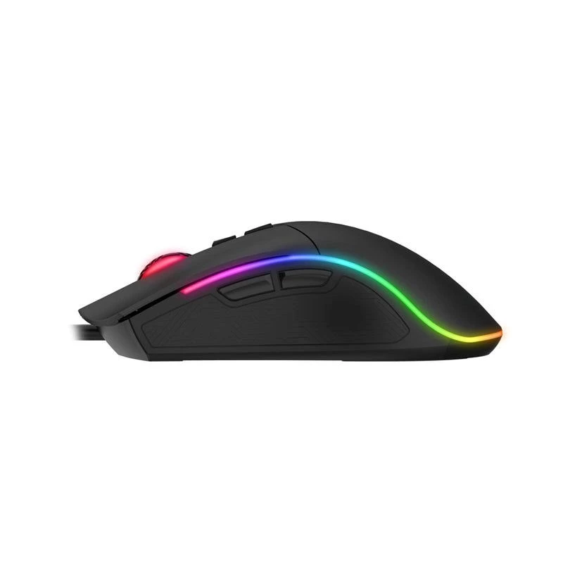 Herná myš HAVIT MS1001S V2 optický senzor RGB káblová čierno-sivá