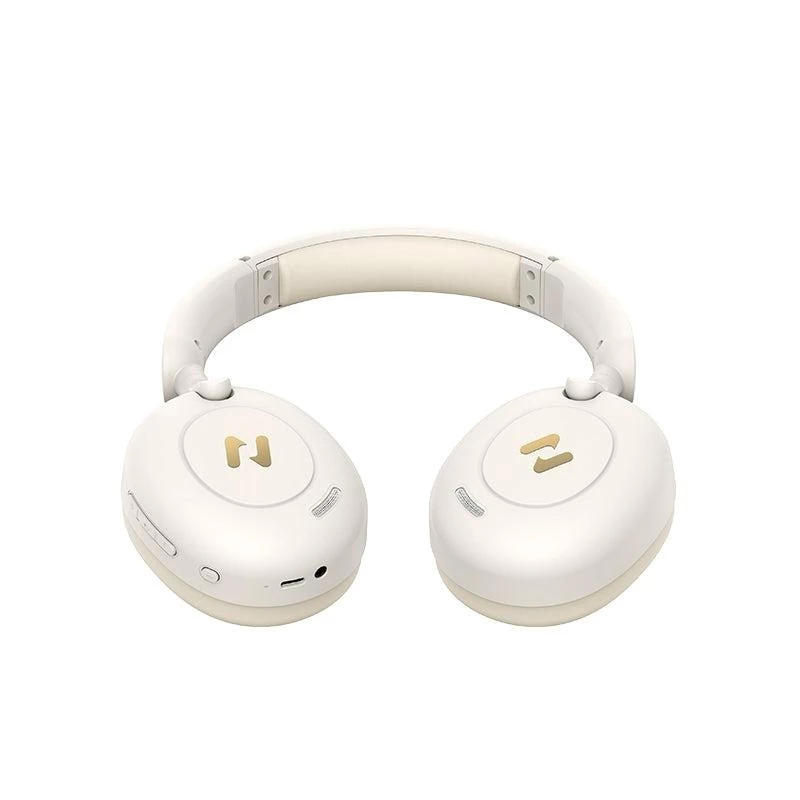 Cez uši Bluetooth slúchadlá HAVIT H655BT PRO — bezdrôtové slúchadlá, béžová, Bluetooth zvuk