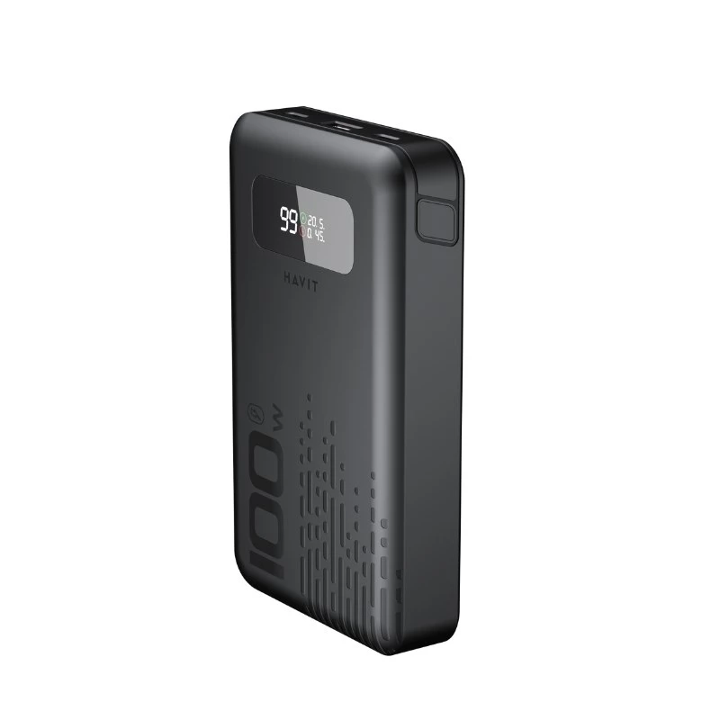 Prenosná powerbanka HAVIT PB5212 20000mAh — externá batéria s vysokou kapacitou (čierna)