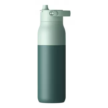 LARQ PureVis 2 samovoľne čistiaca fľaša na vodu z nehrdzavejúcej ocele 680 ml, skrutkovacie viečko, integrovaná batéria, výdrž batérie 20 dní, zelená