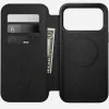 Kožené puzdro na telefón Nomad Modern Leather Folio pre iPhone 17 Pro Max (6,9 inch) hnedá, koža/hliník, 4 priehradky na karty
