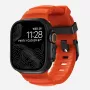 NOMAD Rocky Point remienok pre Apple Watch 46/49 mm, FKM a titán, Magma/Black Hardware