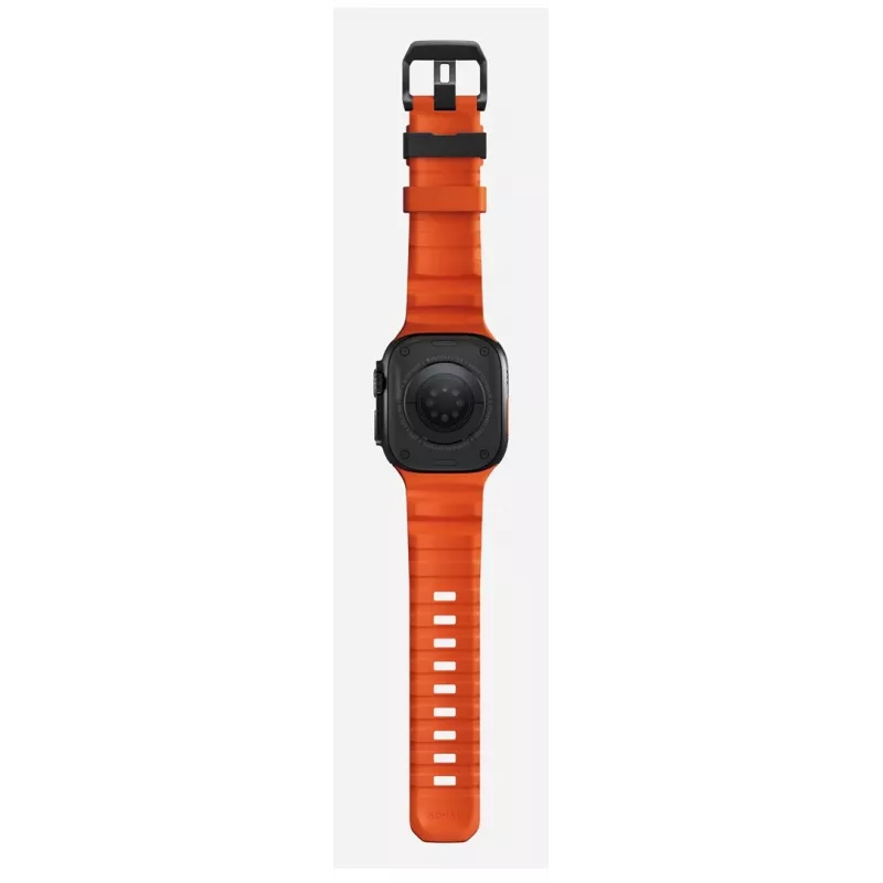 NOMAD Rocky Point remienok pre Apple Watch 46/49 mm, FKM a titán, Magma/Black Hardware