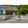 Detské samostatne stojace trampolíny Salta Techniq — model 5121, polyetylén/PVC/oceľ, farba rámu čierna