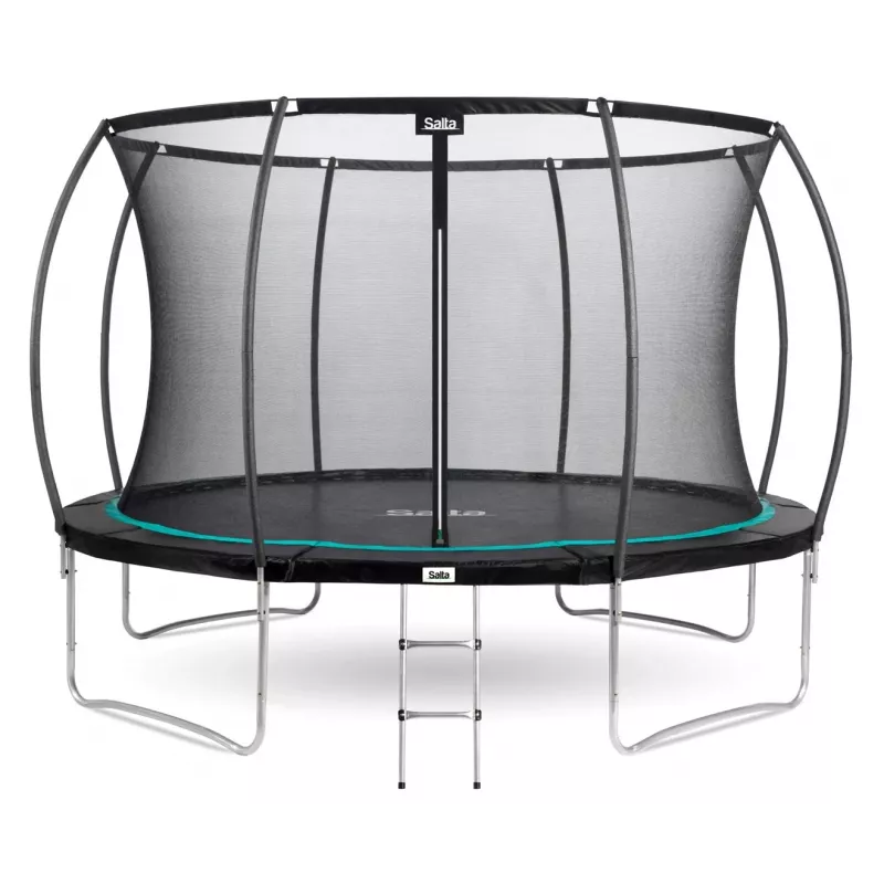 Vonkajšia trampolína Salta Cosmos 427 cm — model 5263A, čierna, okrúhla so záchytnou sieťou