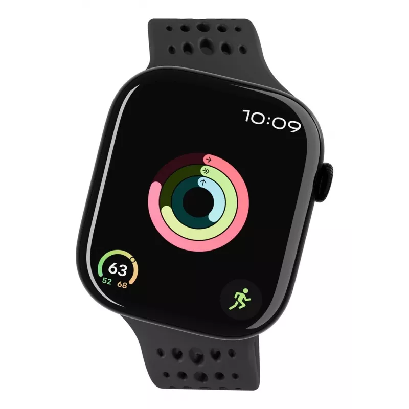 Decoded Silicone Ares O Band - silikónový remienok pre Apple Watch 40/42 mm (čierny)