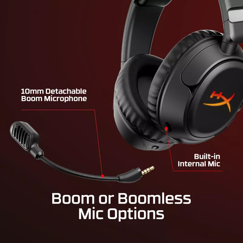 Bezdrôtový herný headset HyperX Cloud Flight 2 — okolo uší, čierny