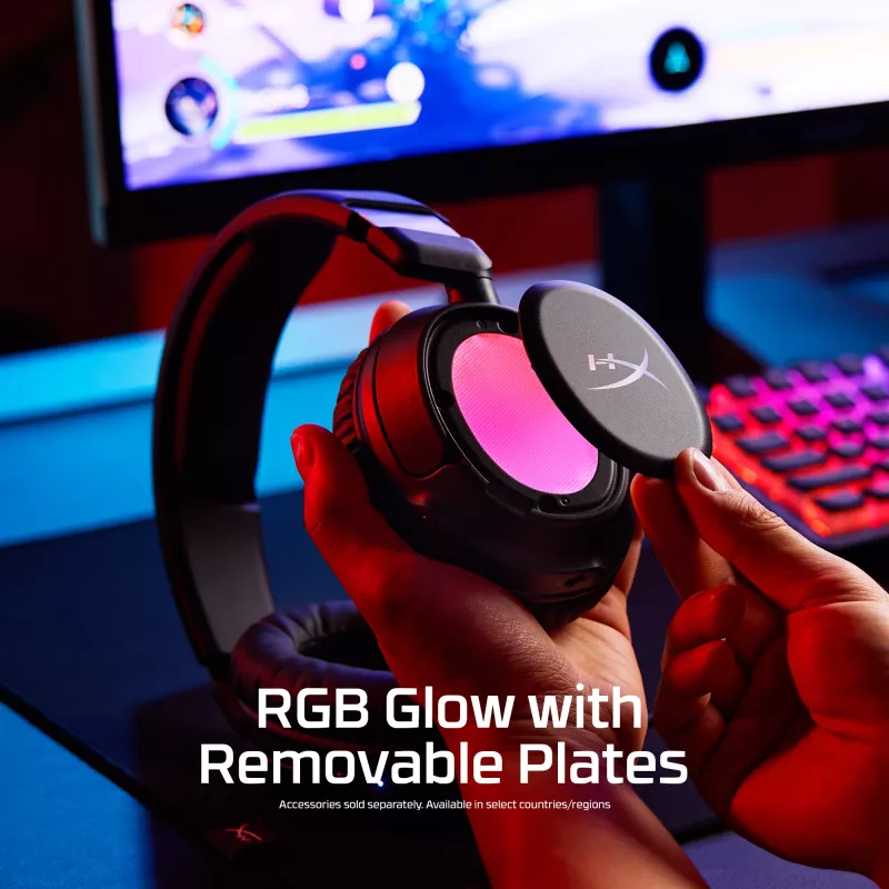 Bezdrôtový herný headset HyperX Cloud Flight 2 — okolo uší, čierny