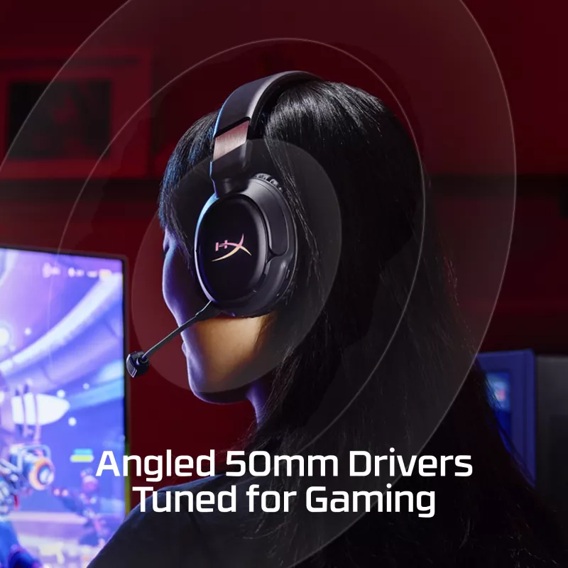Bezdrôtový herný headset HyperX Cloud Flight 2 — okolo uší, čierny