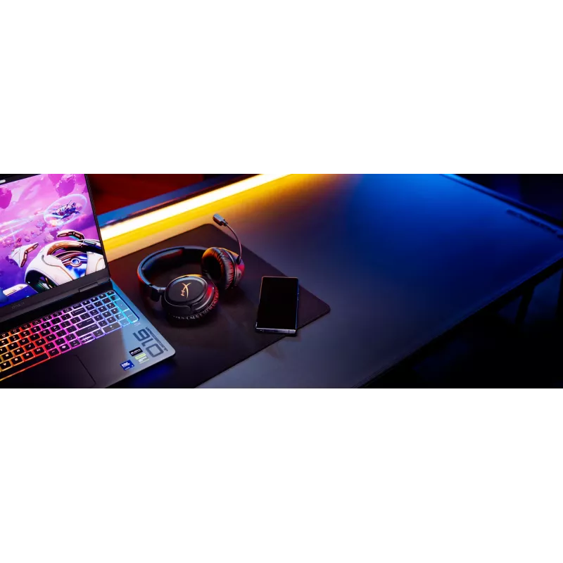 Bezdrôtový herný headset HyperX Cloud Flight 2 — okolo uší, čierny